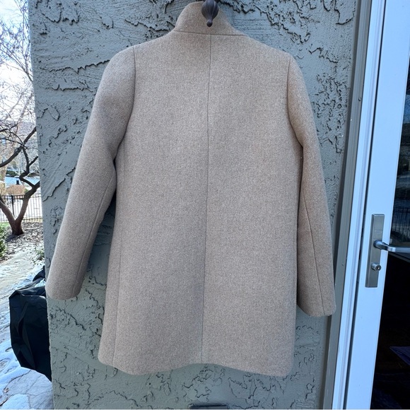 J.Crew City Coat Wool blend Camel Tan Size 2 - Picture 9 of 15